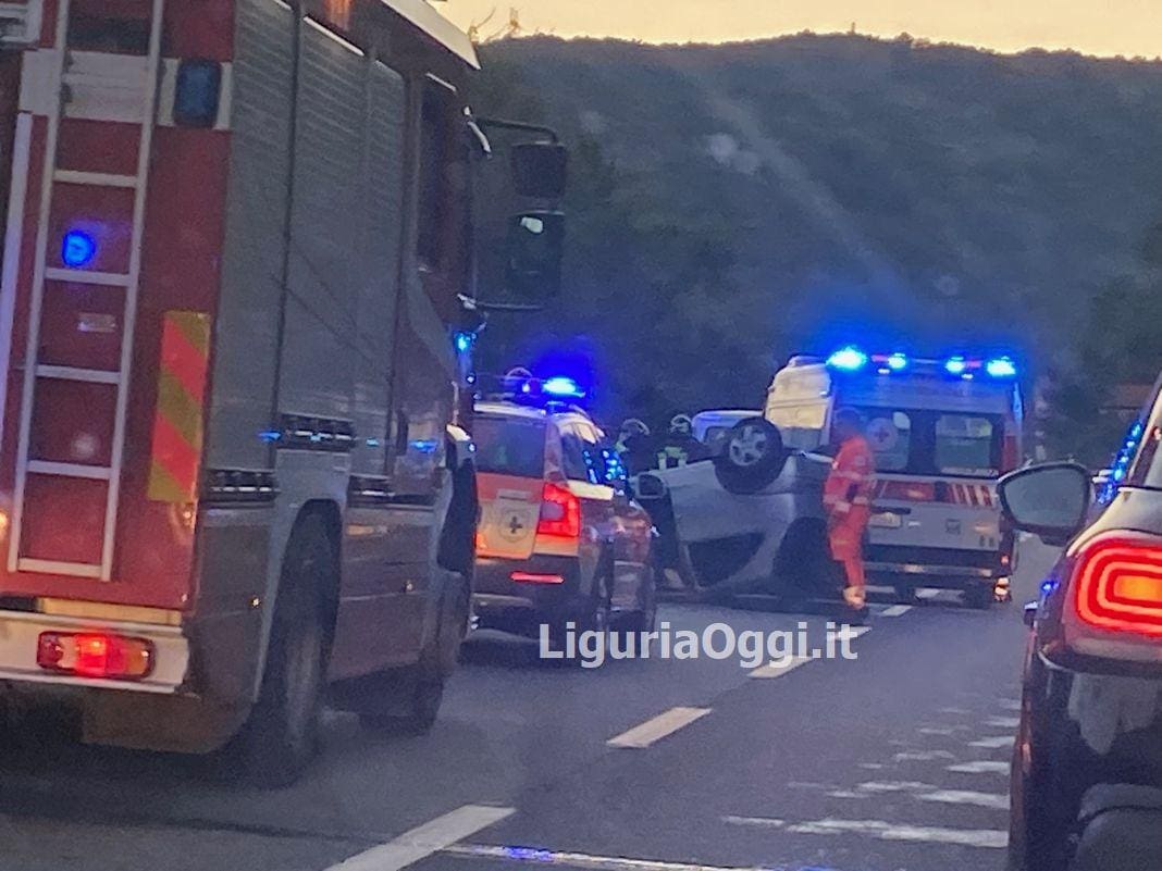incidente Autostrada A7 Ronco Scrivia 24 settembre 2023