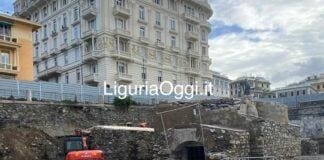 Genova, lavori alla Rotonda di Carignano, si va verso un parco archeologico? Batteria della Cava resti Carignano Genova