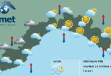 Meteo Liguria, brusco peggioramento in arrivo Liguria Meteo 17 ottobre 2023