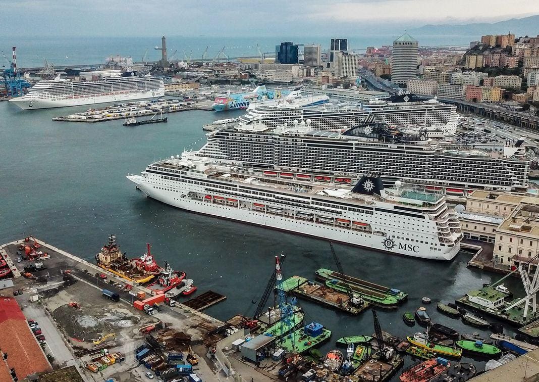 Msc Crociere navi porto di Genova
