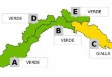Allerta Gialla in Liguria, domani temporali previsti sul Levante Allerta maltempo gialla levante Liguria