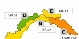 Maltempo in Liguria, Allerta Arancione sino alle 11 per temporali Allerta GVGAA