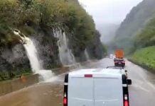 Maltempo in Liguria, Autostrada A7 allagata ad Isola del Cantone