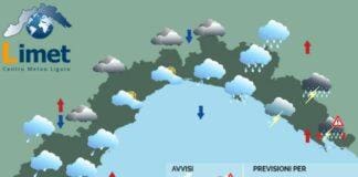 Meteo Liguria, scatta l’Allerta Arancione, attesi temporali e forti precipitazioni Meteo Liguria 19 ottobre 2023