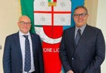 Regione Liguria, prima riunione di Giunta per nuovo assessore Alessio Piana Alessio Piana, Giovanni Toti