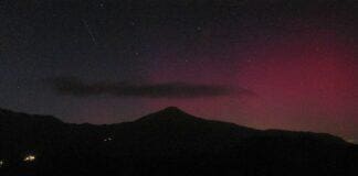 Aurora Boreale anche in Liguria, il fenomeno segnalato in Val Trebbia Aurora boreale Liguria 5 novembre 2023