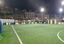 Genova, la Croce Bianca Genovese sfida i Migranti a Voltri, ma è solo una partita Voltri campo calcio Voltrese Vultur