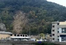 Genova Staglieno, grossa frana in LungoBisagno Istria frana Staglieno