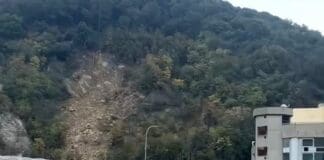 Genova Staglieno, grossa frana in LungoBisagno Istria frana Staglieno