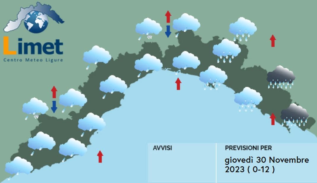 Meteo Liguria 30 novembre 2023