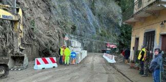 Maltempo Liguria, ancora disagi sulle strade dell’entroterra Rezzoaglio strada frana riaperta