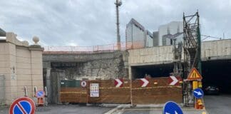 Genova, via Archimede chiusa al traffico sino a lunedì Via Archimede lavori