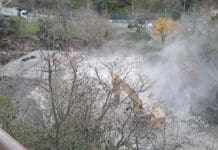 Genova, demolito il centro sociale Terra di Nessuno al Lagaccio demolizione Terra di Nessuno Lagaccio