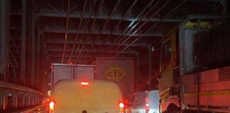 Maltempo in Liguria, riaperta l’Autostrada A10 chiusa per frana coda autostrada A10