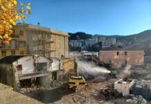 Genova, conclusa la demolizione della rimessa AMT di Gavette Gavette demolizione Genova rimessa AMT