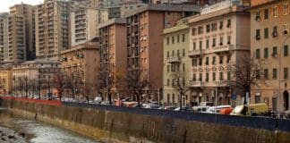 Genova, oltre duecento metri di muri imbrattati in una sola notte, e i controlli? muri imbrattati Marassi