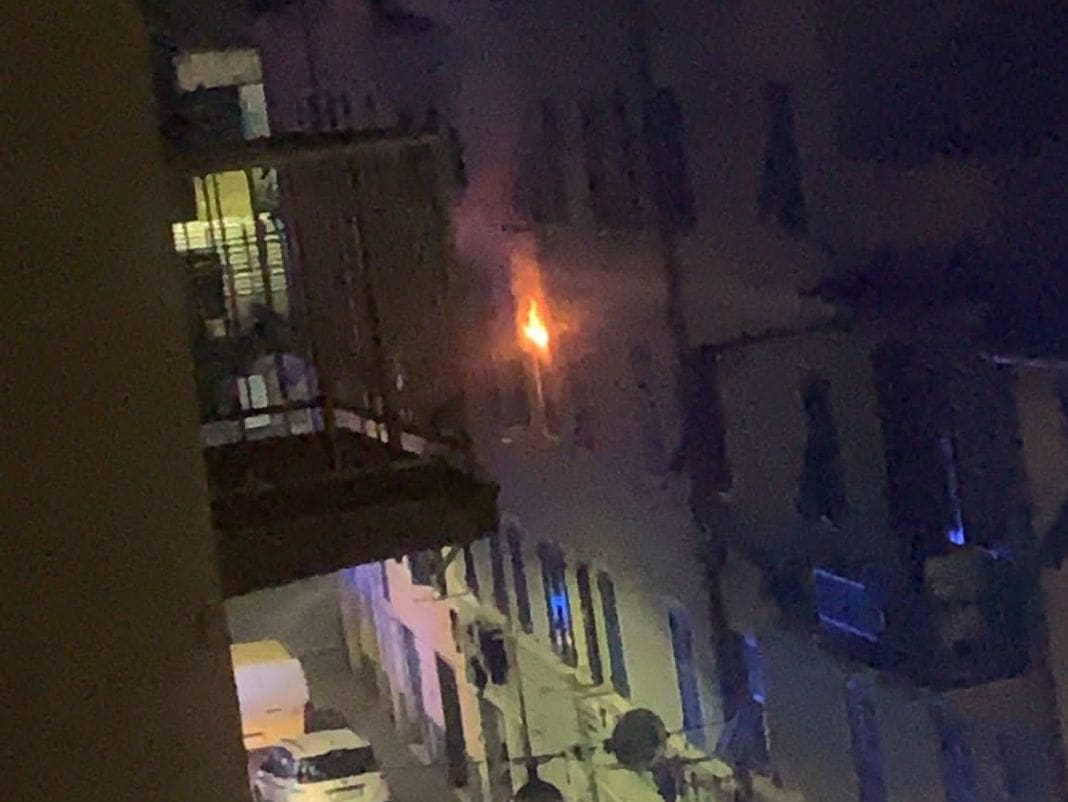 Rivarolo incendio via Celesia 12 dicembre 2023