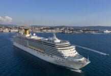 Violenza sessuale a bordo di una nave da crociera, 25enne arrestato Costa Deliziosa