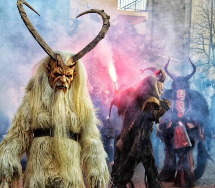 Suvero, Krampus per la prima volta in Liguria al Carnevale dei belli e