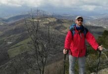 Genova, a piedi a Capo Nord, Massimo Pedersoli è partito, camminerà per 6300 km Massimo Pedersoli