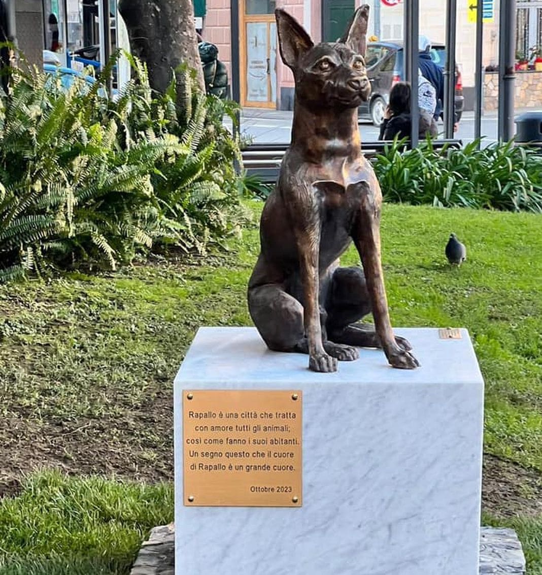 Rapallo statua cane