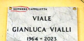 Rapallo dedica una via a Gianluca Vialli ma sbaglia la scritta Rapallo targa sbagliata Gianluca Vialli