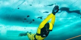 Record di apnea sotto il ghiaccio, Valentina Cafolla sceglie la ligure SEAC Valentina Cafossa Seac