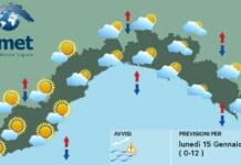 Meteo Liguria, inizio settimana con bel tempo ma mercoledì peggiora Meteo Liguria 15 gennaio 2024