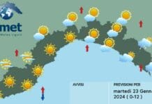 Meteo Liguria, arriva l’alta pressione e torna il clima mite meteo Liguria 23 gennaio 2024