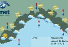 Meteo Liguria, ancora una giornata con tempo stabile e temperature miti Meteo Liguria 26 gennaio 2024