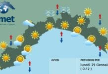 Meteo Liguria, inizio settimana con tempo stabile, domani nuvole Meteo Liguria 29 gennaio 2024