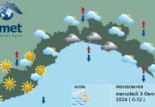 Meteo Liguria, ancora passaggi nuvolosi, peggiora venerdì 5 Meteo Liguria 3 gennaio 2024