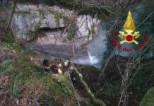 Genova, cagnolina cade in un dirupo ai laghetti di Nervi, arrivano i pompieri salvataggio cane laghetti nervi