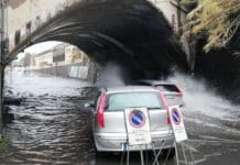 Maltempo Liguria, a Genova chiuse via Pacoret e via Benedetti per allagamenti Multedo via Pacoret allagata