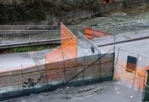 Ceranesi, crolla un muro durante i lavori del Terzo Valico: strada provinciale 4 chiusa