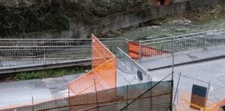 Ceranesi, crolla un muro durante i lavori del Terzo Valico: strada provinciale 4 chiusa