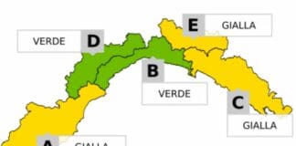 Maltempo in Liguria, scatta l’Allerta Gialla sino alle 18 di domani allerta