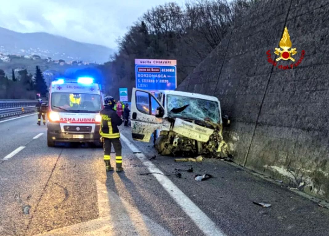incidente mortale a12 Rapallo Chiavari