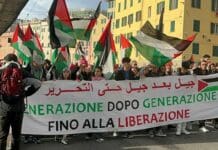 Genova, migliaia in piazza per chiedere la fine delle stragi in Palestina Palestina manifestazione Genova
