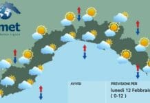 Meteo Ligura, la settimana inizia con un lento miglioramento meteo Liguria 12 febbraio 2024