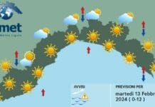 Meteo Liguria, tempo più stabile e temperature miti per il periodo Meteo Liguria 13 febbraio 2024