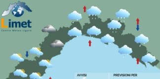 Meteo Liguria, aumentano ancora le nuvole e arriva la pioggia Meteo Liguria 22 febbraio 2024