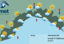 Meteo Liguria, nuvole basse e tempo mite, peggioramento in arrivo Meteo Liguria 5 febbraio 2024