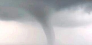 Finale Ligure, enorme tromba marina al largo Finale Ligure Tromba marina