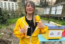 Genova, il Comune riceve in dono un’arnia con api, posizionata nell’apiario AlleOrtiche Francesca Corso