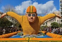 Sanremo gemellata con Mentone per la sfilata dei carri fioriti Mentone carri fioriti