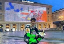 Riccardo Rossi nuovo testimonial del Pesto, sul casco #lamiaLiguria Riccardo Rossi pesto sul casco #lamialiguria