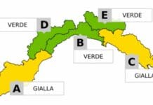 Maltempo Liguria, prolungata l’Allerta Gialla per temporali Allerta Gialla ponente levante Liguria maltempo