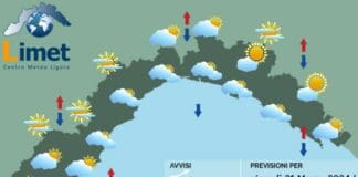 Meteo Liguria, tornano ad aumentare le nuvole, peggiora nel week end Meteo Liguria 21 marzo 2024