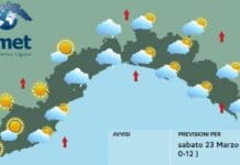 Meteo Liguria, aumentano le nuvole e possibili piovaschi meteo Liguria 23 marzo 2024